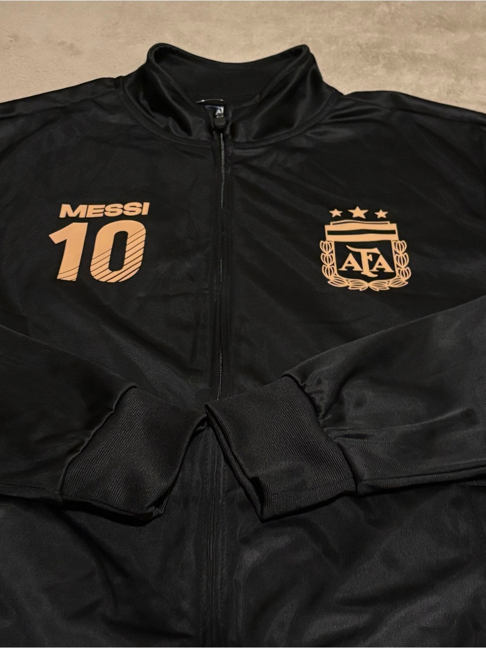 Officially Licensed Argentina AFA Lionel Messi #10 Full-Zip Track Jacket - S